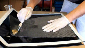 3K 2x2 twill carbon fiber cloth for car hoods, marine parts, and lightweight molds.