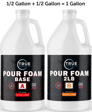 liquid urethane pour foam - 2 lb density - 1 gallon kit