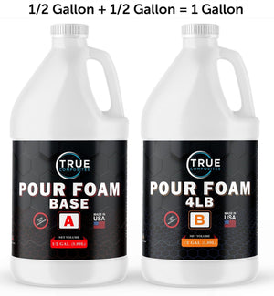 liquid urethane pour foam - 4 lb density - 1 gallon kit