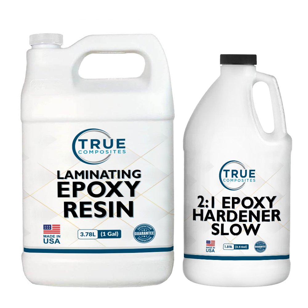 Table Top Epoxy Resin 1 Gallon Kit - Two Part Epoxy Coating Kit with E -  TRUE COMPOSITES