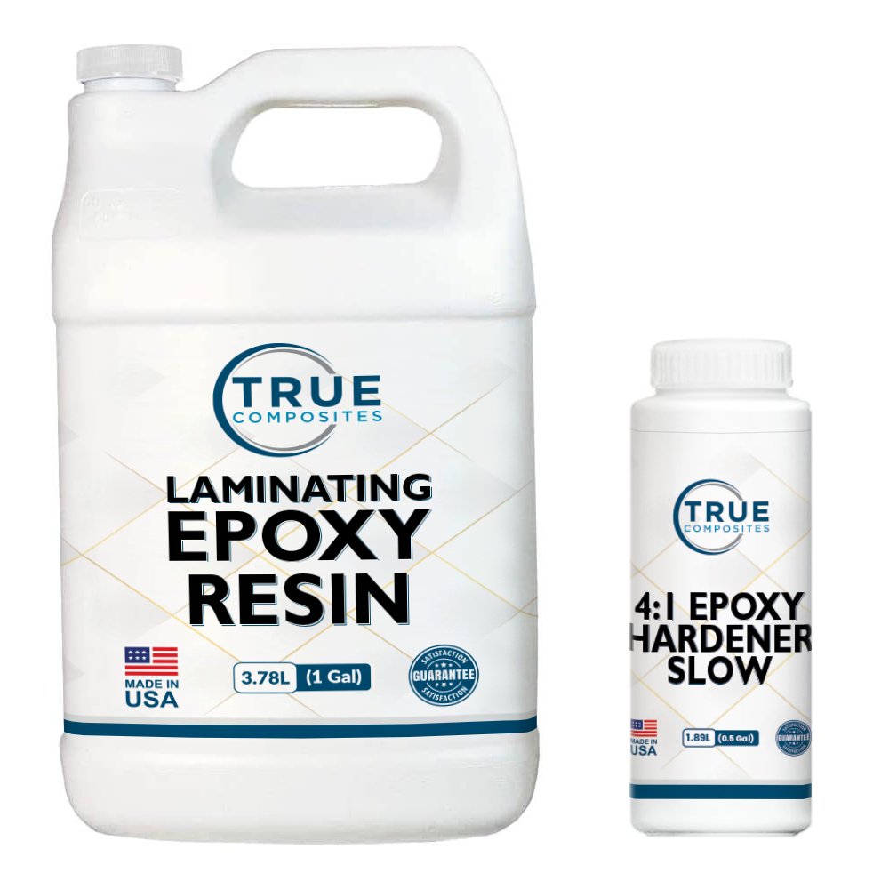 Table Top Epoxy Resin 1 Gallon Kit - Two Part Epoxy Coating Kit with E -  TRUE COMPOSITES
