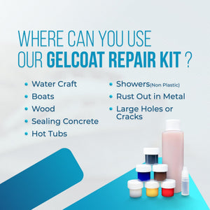 premium gelcoat repair kit - complete set